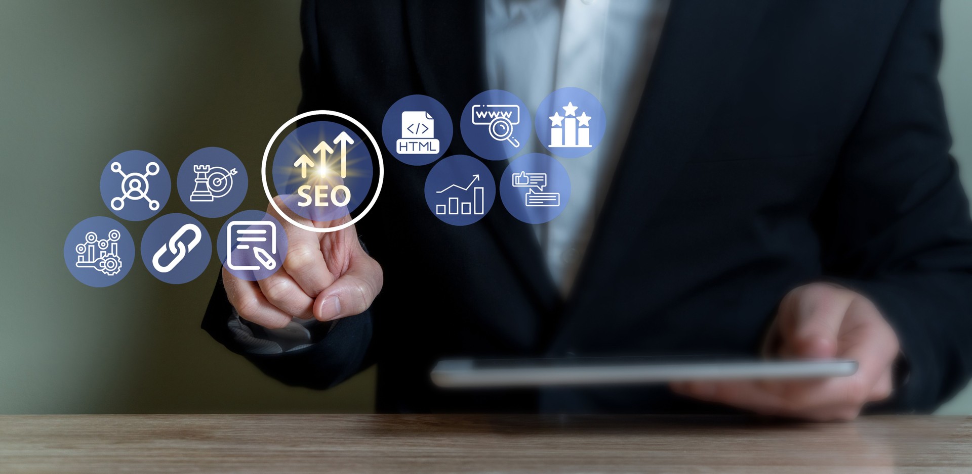 Crevonna.com Web positioning tools, SEO concept.